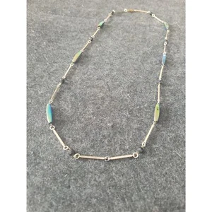 Collana catena bar ematite vintage - Foto 1 di 3