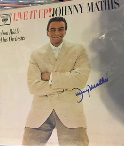 Johnny Mathis hand signed autographed record album Great for Christmas!!!!  - Picture 1 of 1