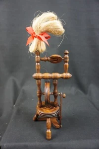 Vintage LOOM Antique KNITTING Wood Model Sculpture Miniature - Picture 1 of 7