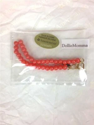 American Girl Felicity BeForever Meet Coral Beaded Necklace Replacement~NOBox - Image 1 of 3