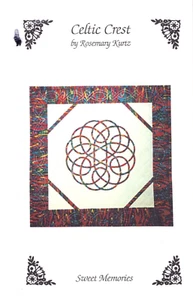 CELTIC CREST ~ By Rosemary Kurtz & Sweet Memories ~ Center 14" sq. / Border 3" - Picture 1 of 5