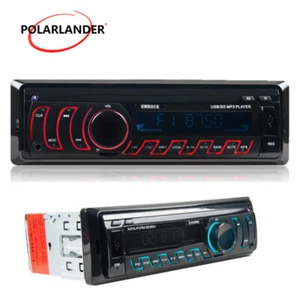 Single 1 Din Car Stereo Radio Bluetooth USB/AUX/TF Head Unit MP3 Player In-Dash - Picture 1 of 16