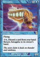 4x Amugaba ~ Lightly Played Odyssey MTG Magic x4 4 UltimateMTG Playset Blue Card