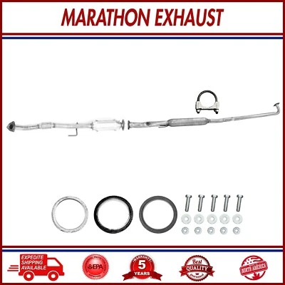 Convertidor catalítico trasero + tubo compatible con: Toyota CamrySedan 1997-2001|Solara 2,2 L L4 Foto 1 de 4