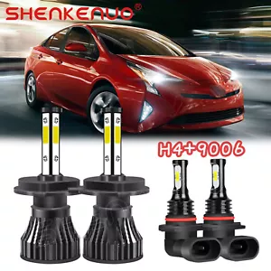 For Toyota Prius 2004-2009 6000K LED Headlight Hi/Low Beam Fog Light Bulbs Combo - Bild 1 von 11