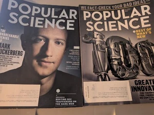 Popular Science September/October November/December 2016 Lot of 2 Magazines - Picture 1 of 3