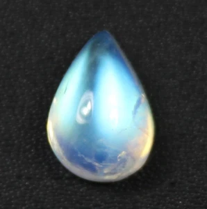 AAA Rainbow Moonstone Stone Fire Play Cabochon Flat Back Cabs June Birthstone - Picture 1 of 4