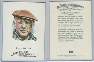 2008 Topps, Allen & Ginter Champions, #172 Pablo Picasso