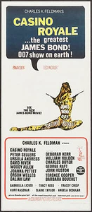 Poster Casino Royale 1967 Australian Post-War Daybill 13"x30" Sehr guter Erhaltungszustand + 8,5 James Bond - Bild 1 von 1