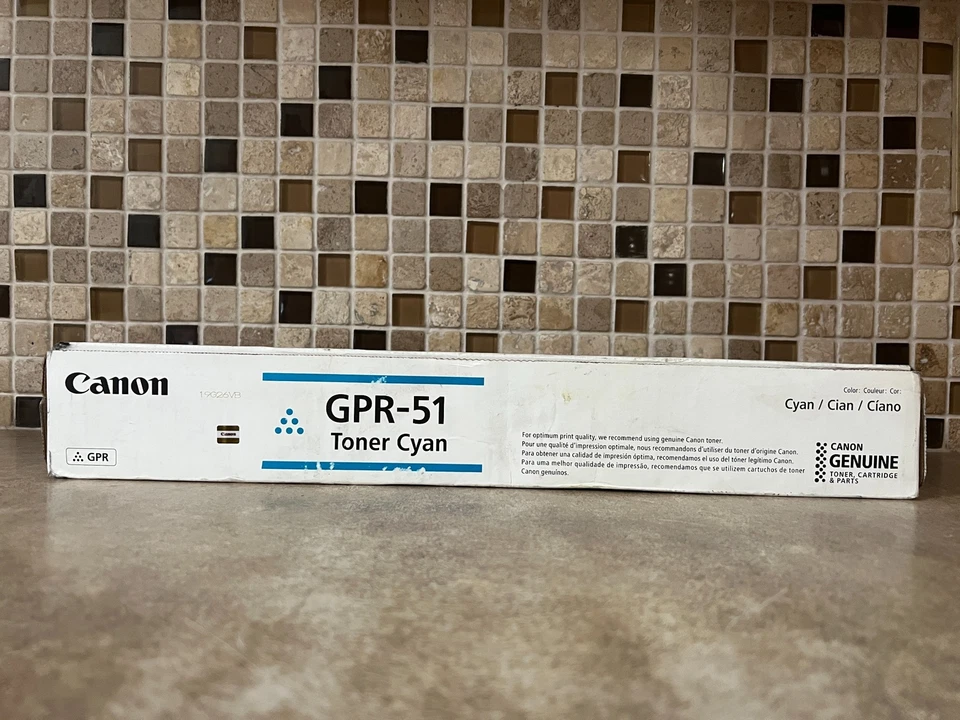 CARTUCHO DE TÓNER CIAN ORIGINAL CANON GPR-51 8517B003[AB] UC1-16 Foto 1 de 4