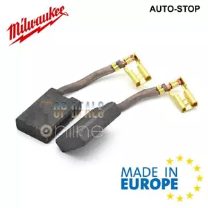 Cepillos de carbono Milwaukee para AG22-230 AGV22-230 AGV22-230DMS AGV22-180E AG 22-18 - Imagen 1 de 1