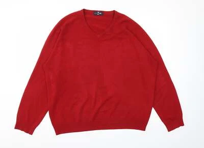 Sudadera para hombre M&S roja acrílico talla XL Foto 1 de 4