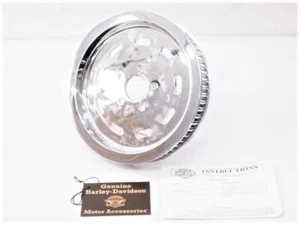 Harley Davidson EVO Softail 94-99 Genuine Option V-Slotted Sprocket 65T Chrome - Imagen 1 de 4