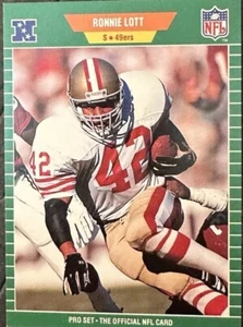 1989 Pro Set Ronnie Lott San Francisco 49ers #379 - Picture 1 of 2