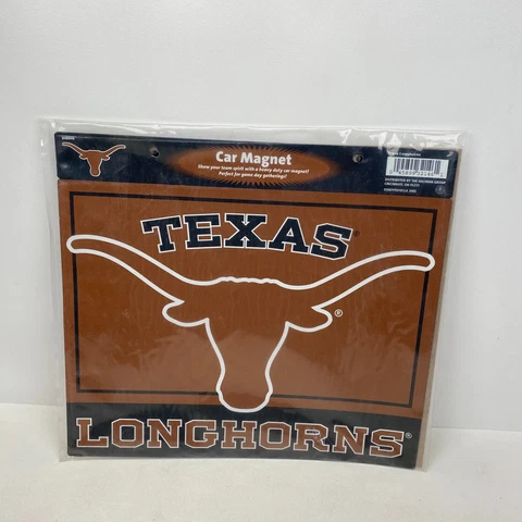 Texas Longhorns Car Door Magnet 12.5" x 10" New Cover