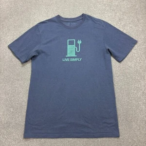 Patagonia Shirt Adult Medium Blue Cool Hiking Trail Outdoor Responsibili-Tee Men - Picture 1 of 9