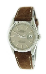 1977 Tiffany & Co Rolex Datejust 1603 36mm Steel Wide Boy Dial Automatic Watch - Picture 1 of 12