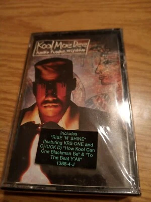 Kool Moe Dee Funke Funke Wisdom Cassette Tape 1991 Jive East Coast Rap Hip Hop  - Image 1 of 4