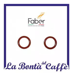 2 OR GUARNIZIONE PICCOLE DIFFUSORE A PRESSACIALDA MACCHINA DA CAFFE' FABER - Bild 1 von 1