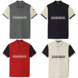 Napapijri Herren Eliel Poloshirt - 4 Farben - (UVP 100£) mehrere Größen - Bild 1 von 5