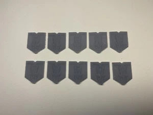 Zwerge Dwarf tabletop 28mm fantasy hobbit Mittelerde Schild shield bits bitz - Bild 1 von 2