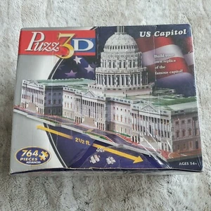Puzz 3D US CAPITOL Dimensional PUZZLE 764 Pieces NEW SEALED Washington DC Gift - Picture 1 of 8