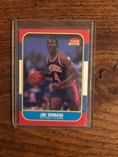 Joe Dumars 1986 Fleer Basketball Card