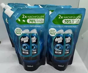 (6,66€/1 Liter) Duschdas Dusch das For Men 6 x 500 ml Shampoo & Duschgel 3-In-1 - Bild 1 von 3