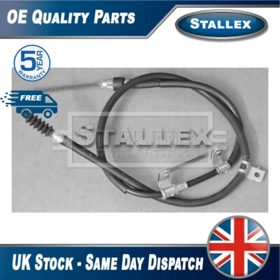 Fits Kia Carens 1.6 1.8 2.0 CRDi Hand Brake Cable Rear Right Stallex 0K2C044410 - Image 1 of 4