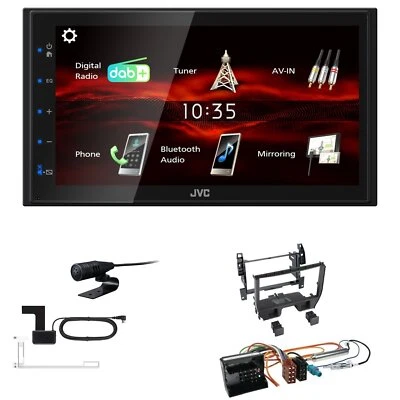 JVC Bluetooth 2DIN DAB+ Autoradio für Citroen DS3 ab 2010 schwarz - Bild 1 von 4