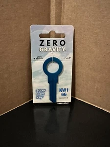Hillman 449003 Zero Gravity House Padlock Universal Key Blank Double Sided Blue - Picture 1 of 2