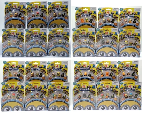 6 Sets = 18 Figurines Mineez Despicable Me 3-Minions-Universal Illumination Cover