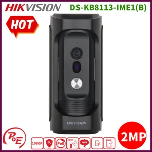Hikvision DS-KB8113-IME1(B) 2MP Vandal-Resistant POE Doorbell IP Video Intercom - Picture 1 of 9