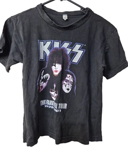 VTG Kiss The Farewell Tour 1973-2001 Legends Never Die T-Shirt Tee Kids Size Sml - Picture 1 of 5