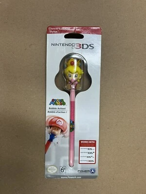 Nuevo Baby Princess Peach Nintendo 3DS Stylus Bobble Action Bobblehead Super Mario Foto 1 de 4