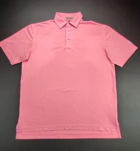 Peter Millar Summer Comfort Herren Medium Pink Polo Golf Shirt mit NC Logo - Bild 1 von 12