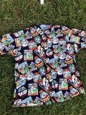 Vintage 90s Boston Prepatory Company Collared Sports T Shirt XL - Image 1 of 4