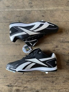 Reebok Vero IV Low MM Men's Baseball Cleats Black White Size 14 NWT - Picture 1 of 15
