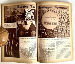 POACHING 1940 GAME WARDENS BATTLE vs WILDLIFE POACHERS PICTORIAL - Picture 1 of 2