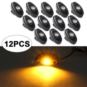 12pcs 9W LED Rock Light Pods for JEEP Offroad Truck Under Body Trail Rig Lamp - Picture 1 of 9