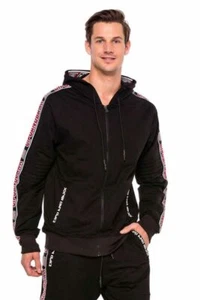 Cipo & Baxx VERDAL Hombre Sudadera con Capucha Chaqueta CL383 todas las tallas Nuevo - Imagen 1 de 4