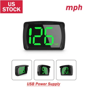 US STOCK New Car Digital GPS Speedometer HUD Head Up Display MPH Speed Universal - Picture 1 of 9