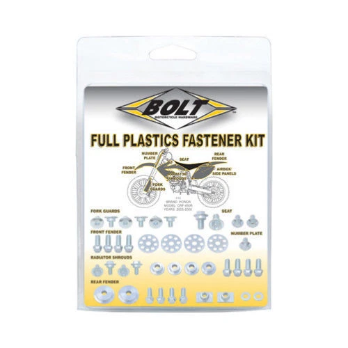 Kit de sujeción de plástico de carrocería completa BOLT para Kawasaki KX 450 F 2012 Foto 1 de 1