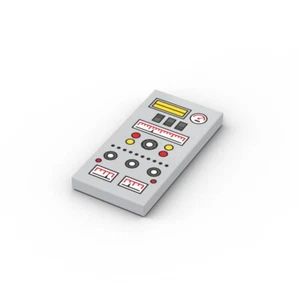Control Panel ❤️ Custom printed original LEGO® brick tile /24121 - Picture 1 of 1