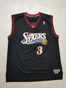 Adidas Philadelphia 76ers Allen Iverson #3 Basketball NBA Jersey Men's Size XL - Picture 1 of 16