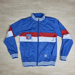 Vintage ADIDAS Track Jacket Philippines Manny Pacquiao Red Blue Flag Zip Medium - Picture 1 of 14
