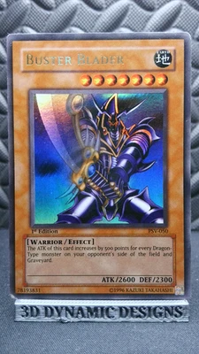 | Yugioh Buster Blader PSV-050 1st Edition Ultra Rare Pharaohs Servant DMG 🔥 | - Image 1 of 2