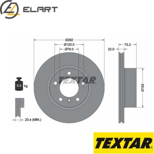 2x BRAKE DISC 92132805 FOR BMW M47D20 N46B20B/C/BD/CC/E/CD/CB N47D20C/A N43B20 - Picture 1 of 8