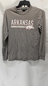 Camiseta de manga larga para hombre Houdstooth talla mediana gris Atkansas Razorbacks - Imagen 1 de 5