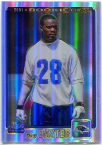 GARY BAXTER 2001 Topps Chrome Football REFRACTOR RC Rookie #300 /999 - Picture 1 of 2